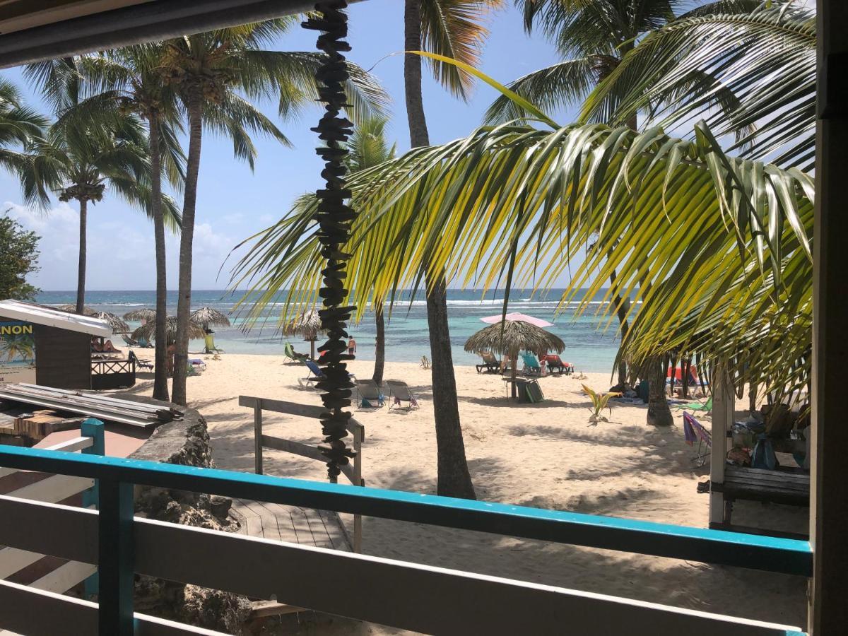 Brin D'Ile Anse Des Rochers Vue Mer A 50 M De La Plage Et Piscine Saint-Francois (Grande-Terre) Exterior foto